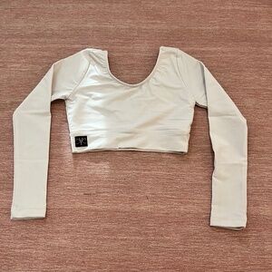 Kandi Kouture white long sleeve top CL